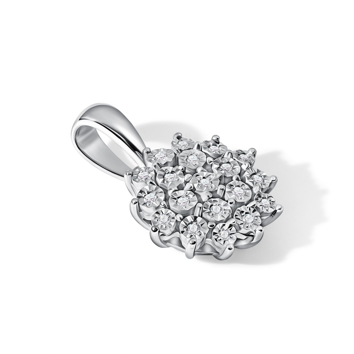 Золотая подвеска с бриллиантами