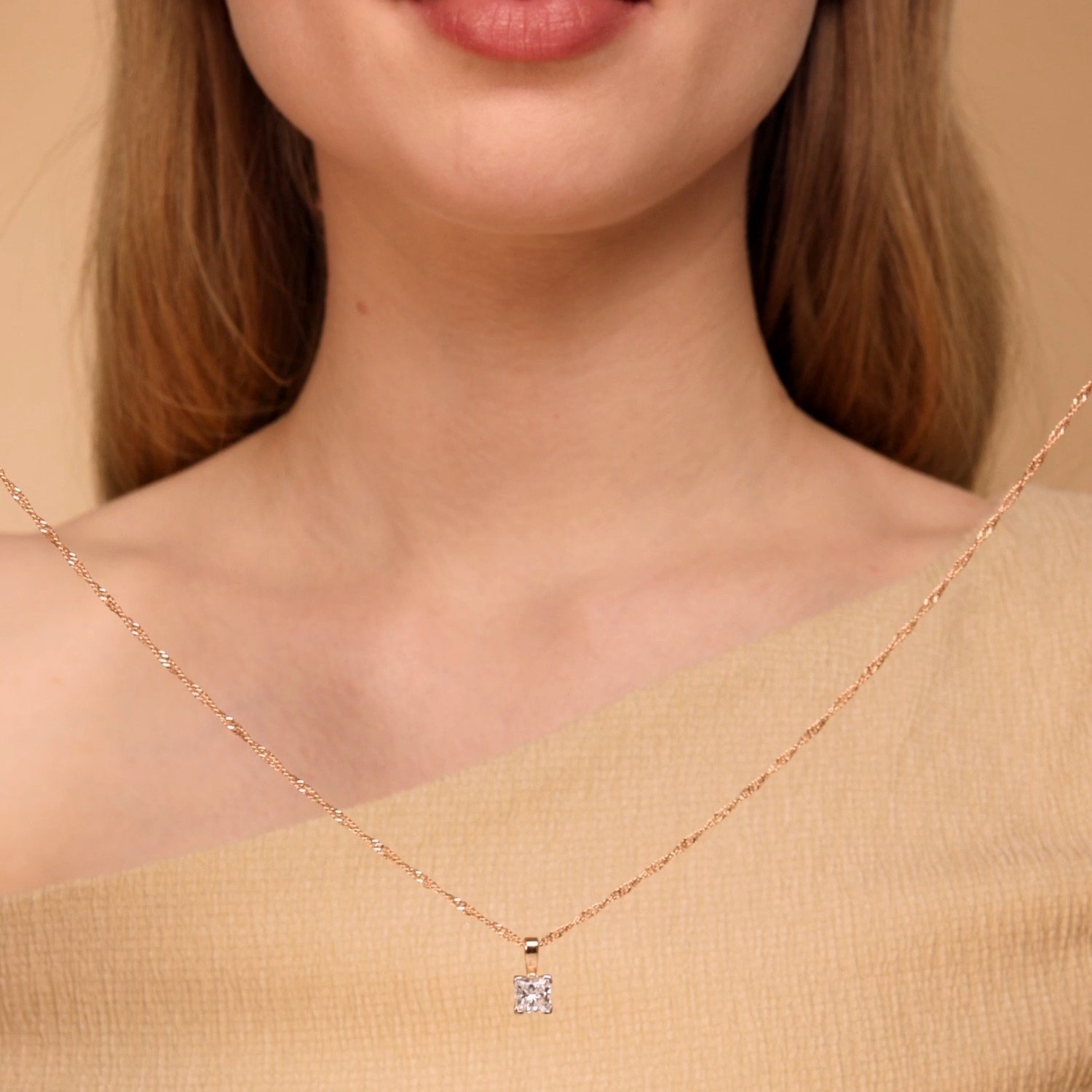 Золотая подвеска SMART DIAMONDS 1,05 карата
