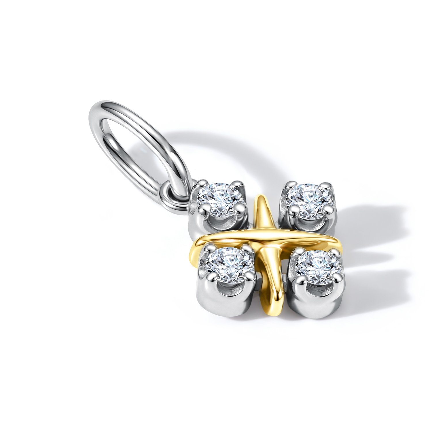 Золотая подвеска с бриллиантами