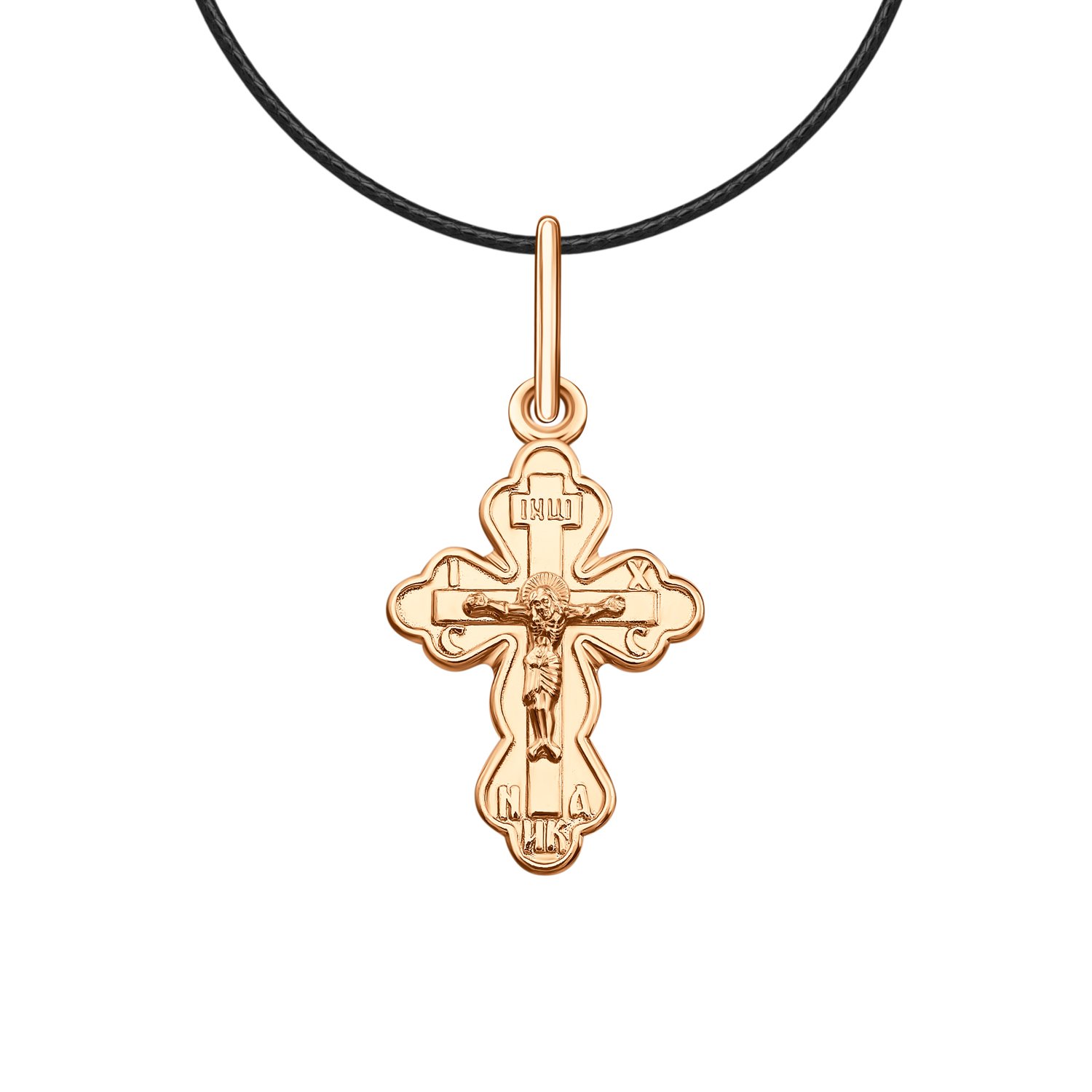 Серебряный православный крест