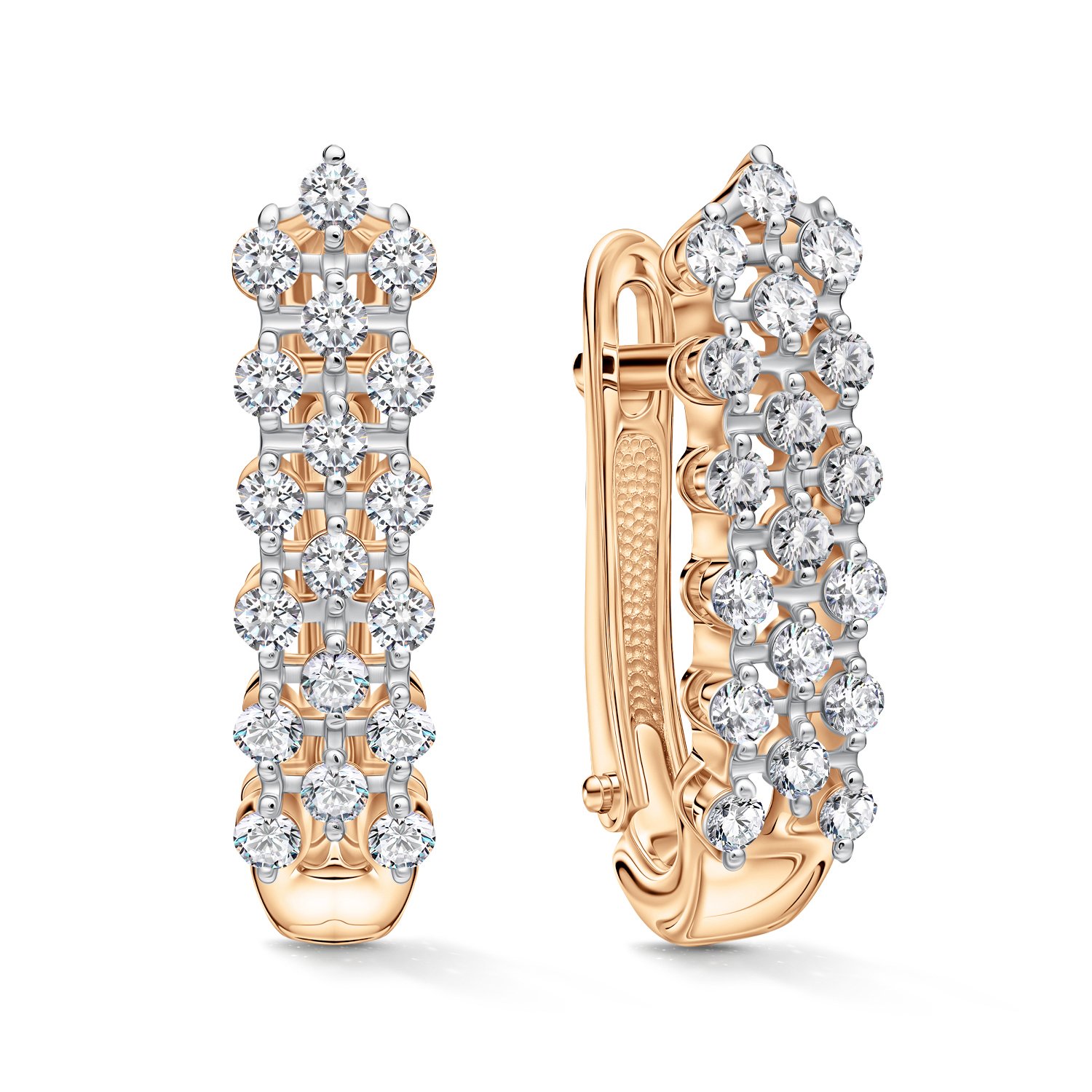 Фото «Золотые серьги с бриллиантами»