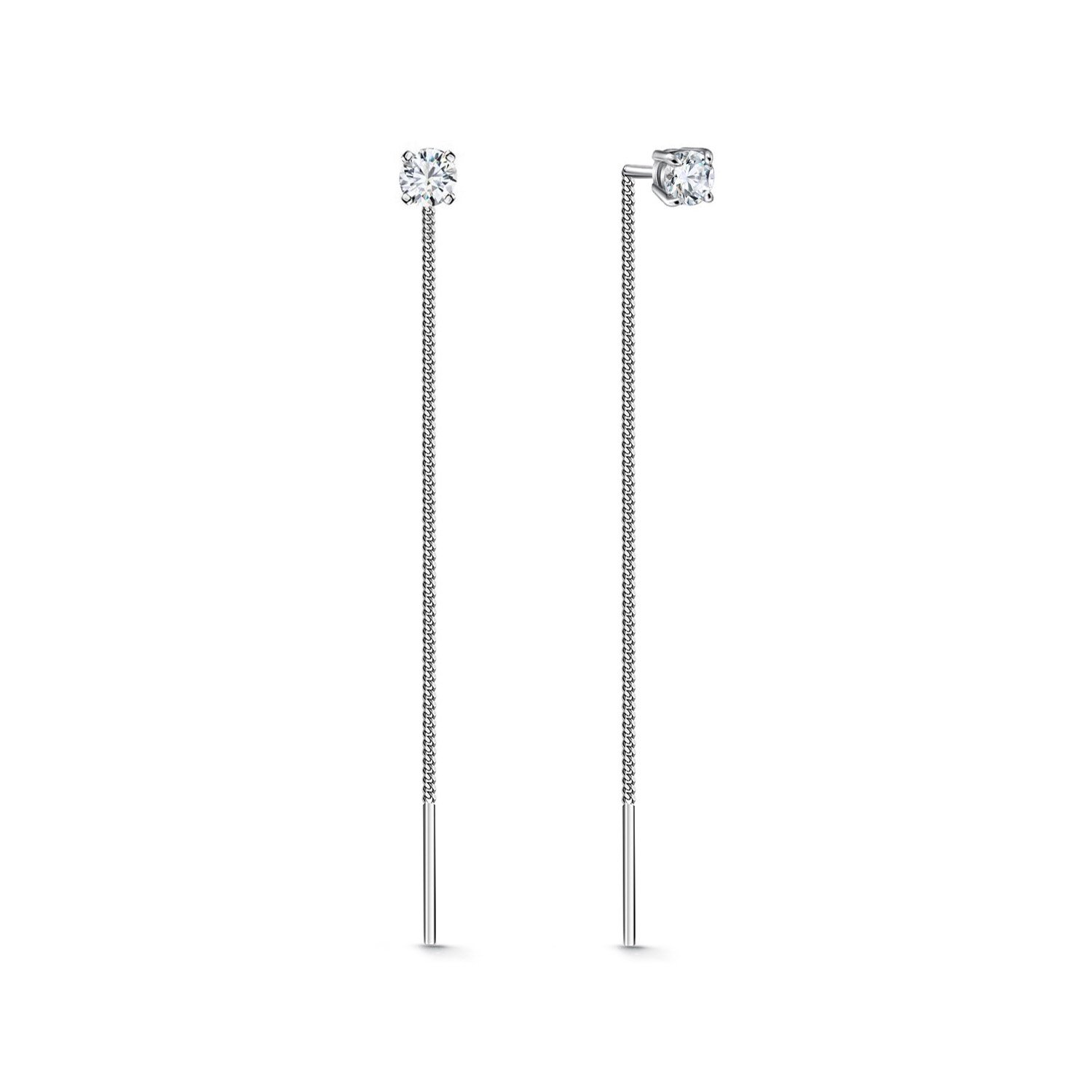 Фото «Серебряные серьги с фианитами»