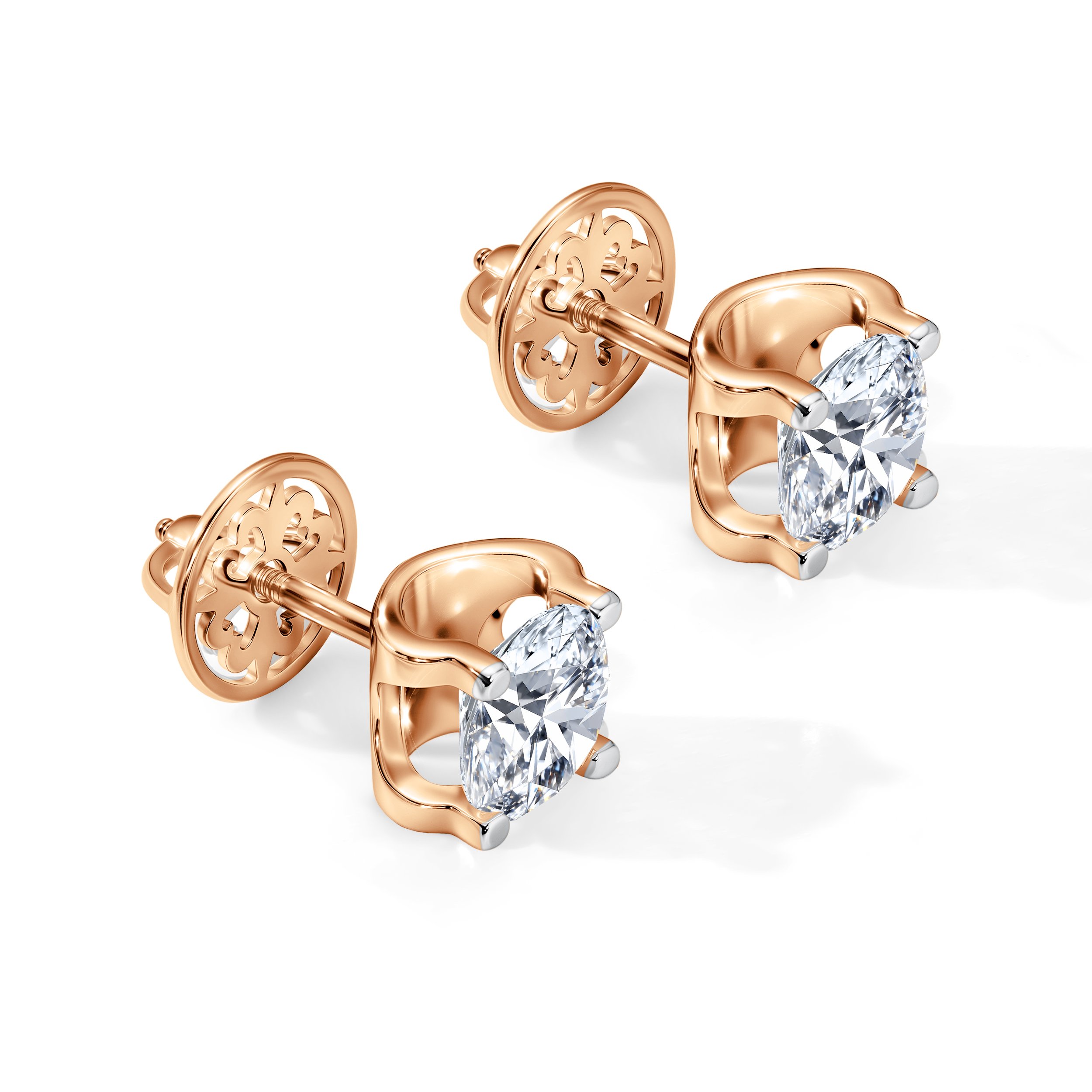 Золотые серьги SMART DIAMONDS