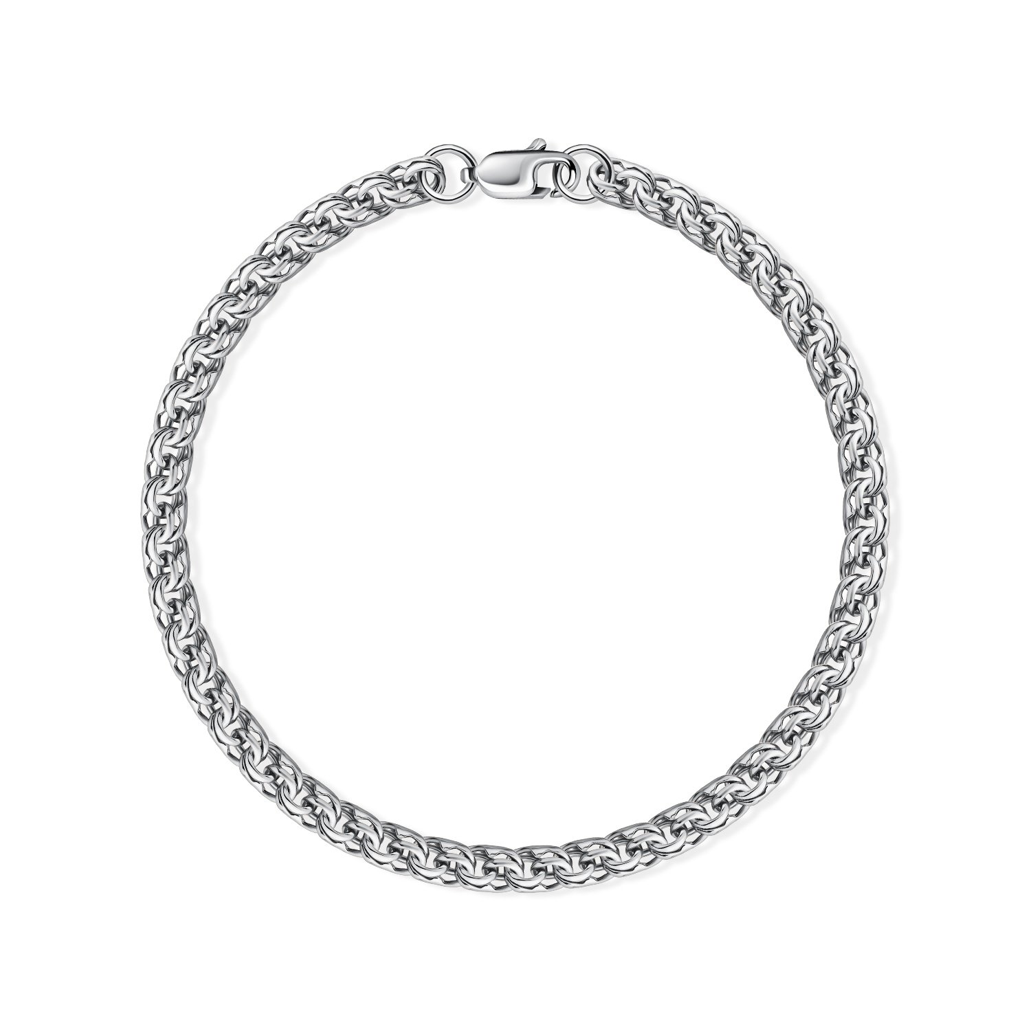 Фото «Серебряный браслет ручной работы полновесный»