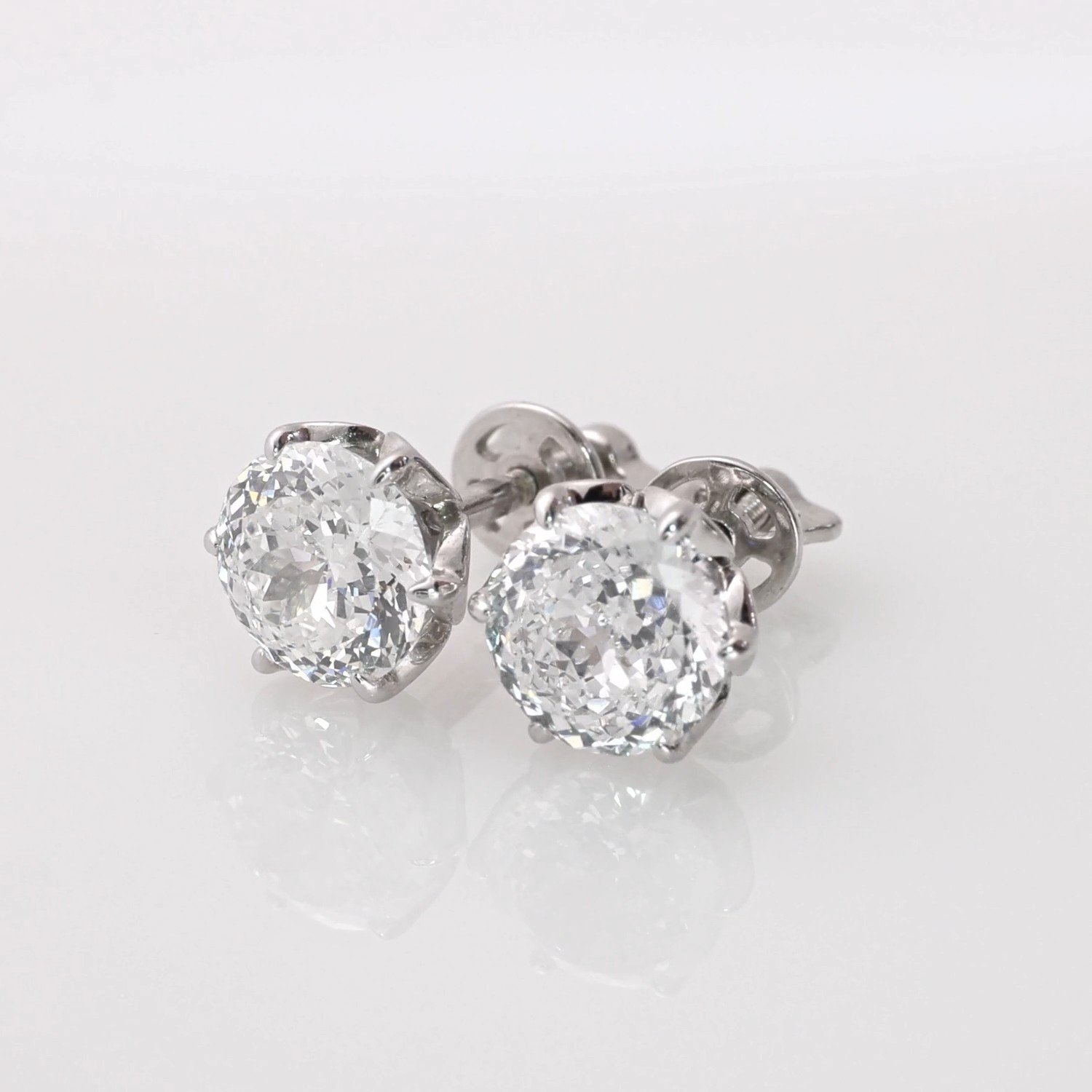 Золотые серьги SMART DIAMONDS 2,13 карата