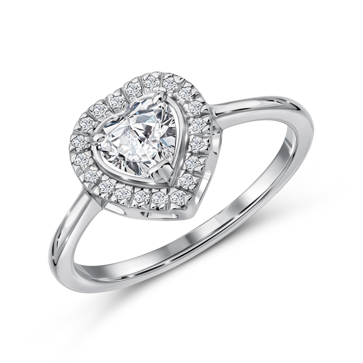 Фото «Золотое кольцо с бриллиантами выращенными»