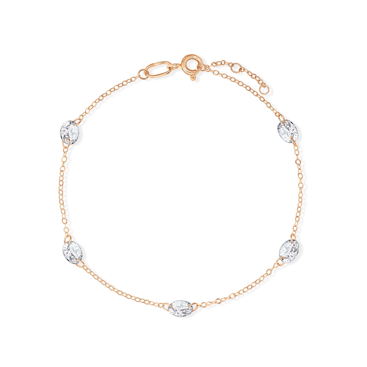 Фото «Золотой браслет с фианитами»