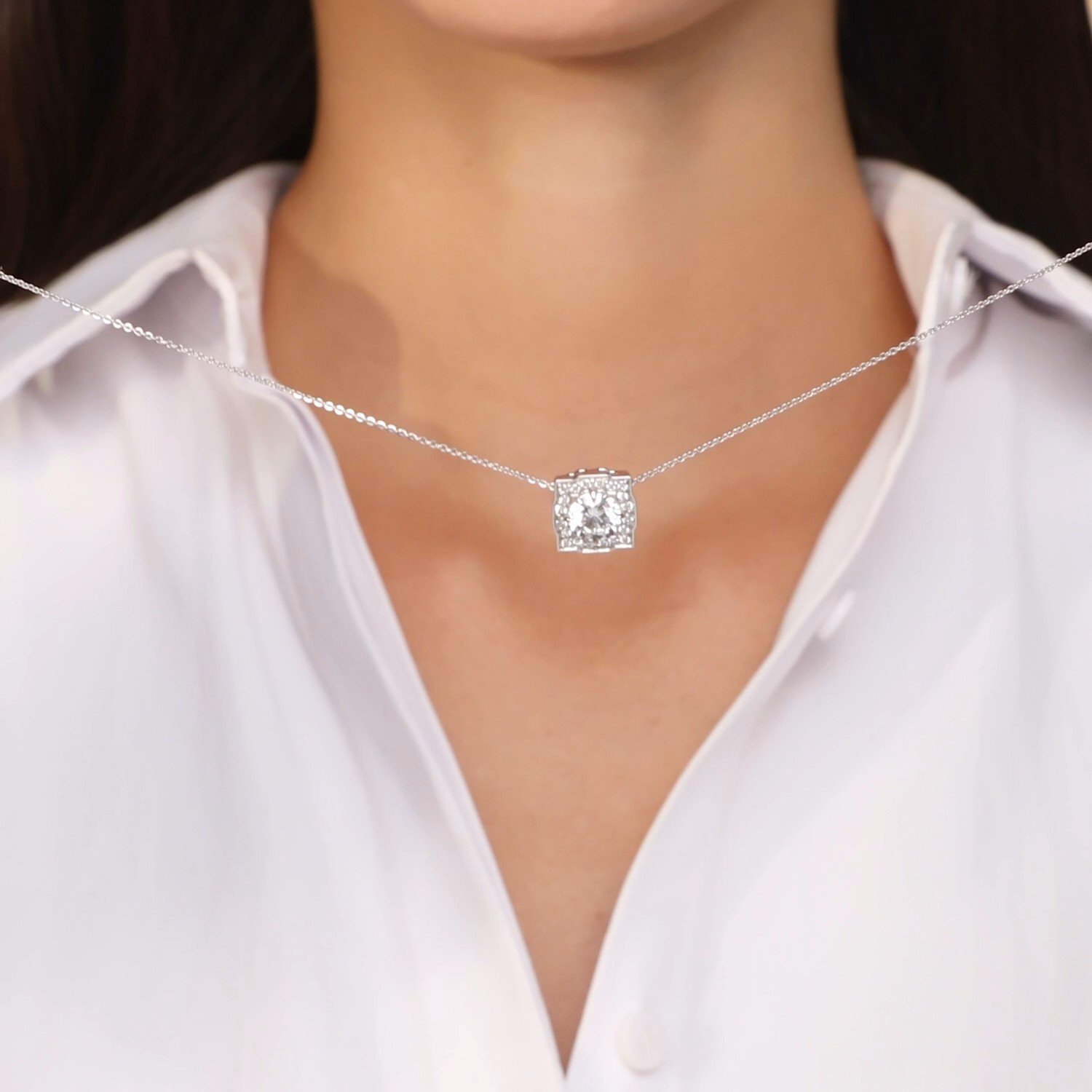 Золотое колье SMART DIAMONDS 1,23 карата