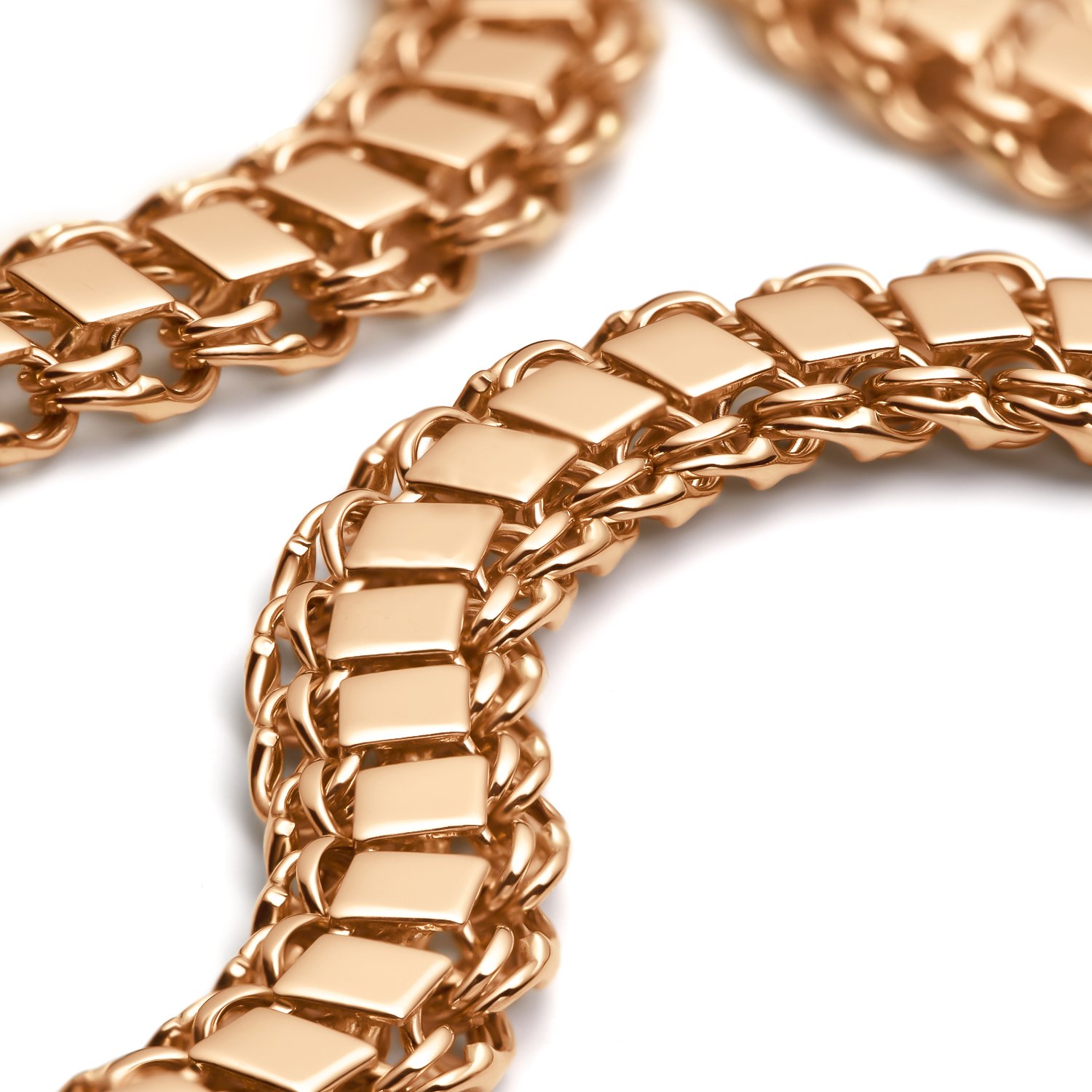 Золотая цепь ручной работы полновесная