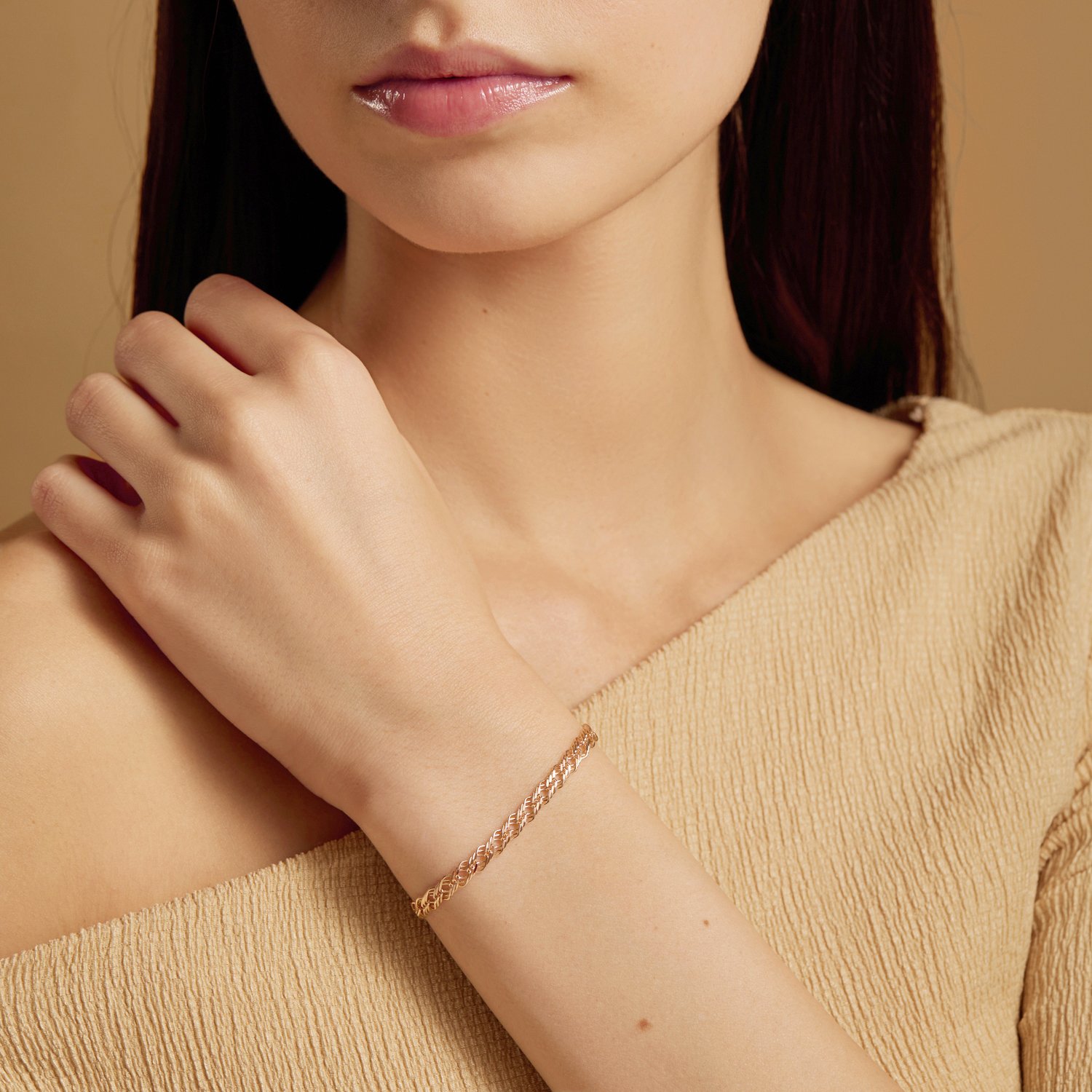 Золотой браслет полновесный