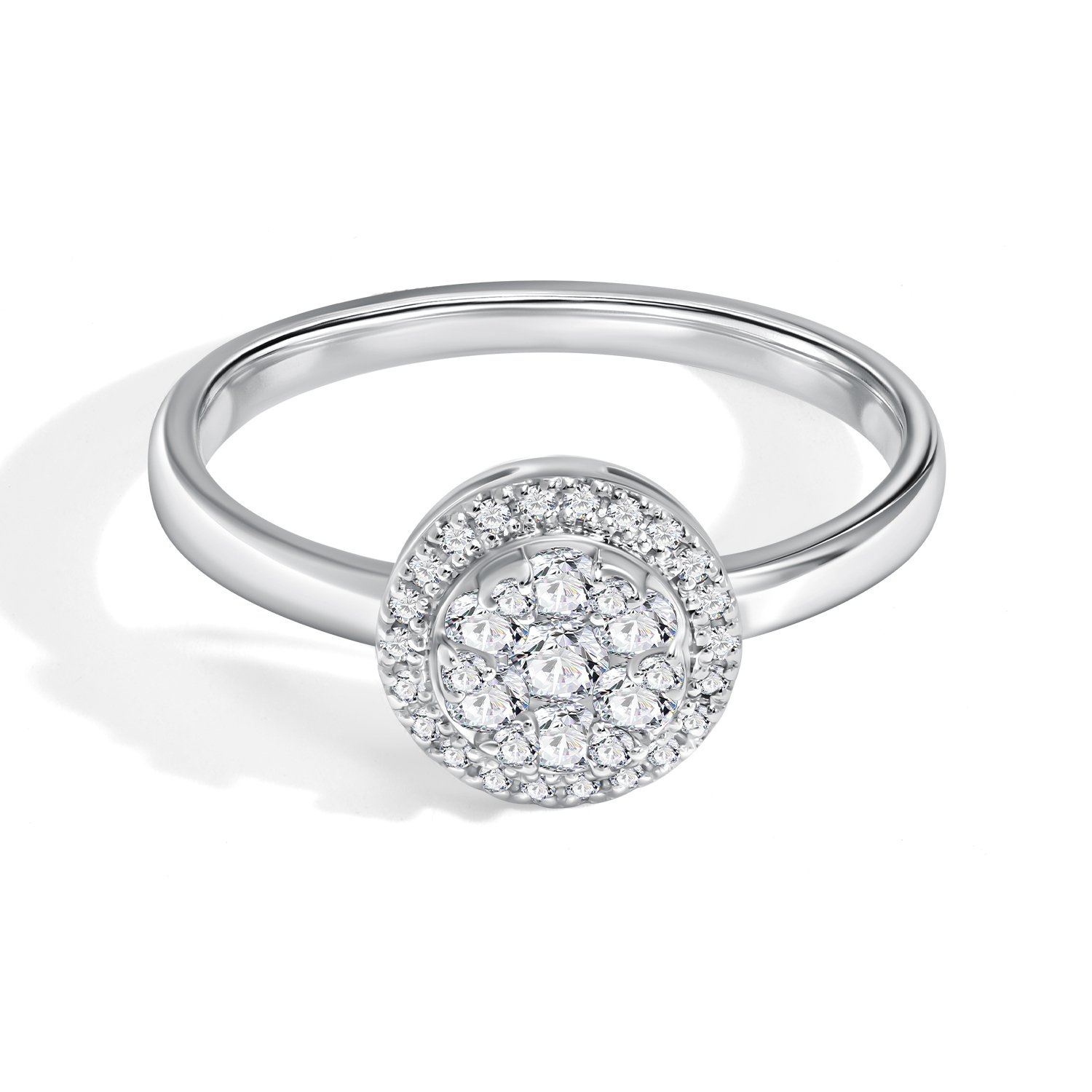 Золотое кольцо с бриллиантами