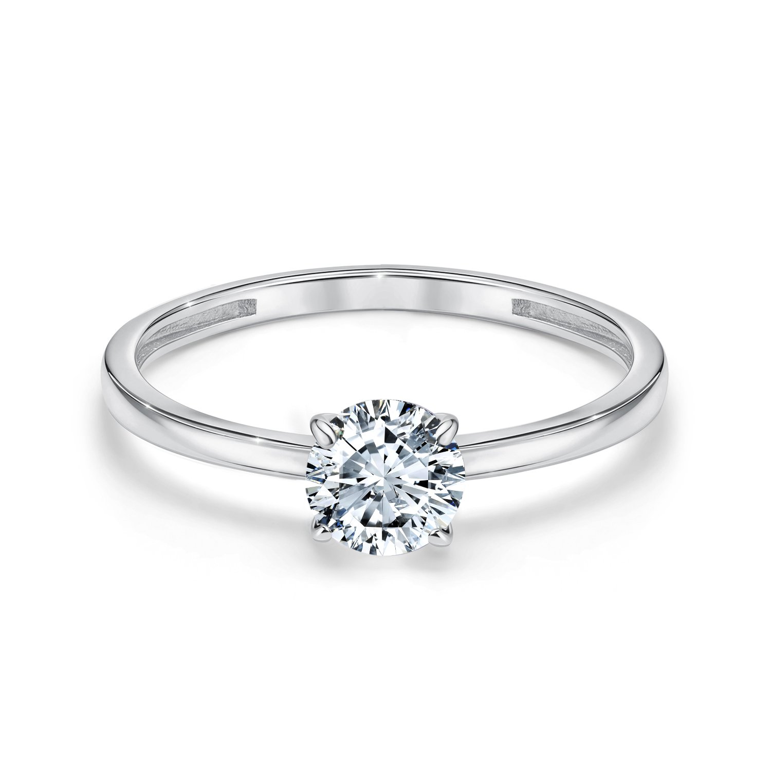 Серебряное кольцо с фианитом