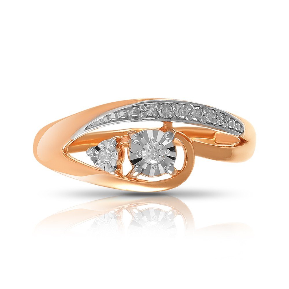 Золотое кольцо с бриллиантами