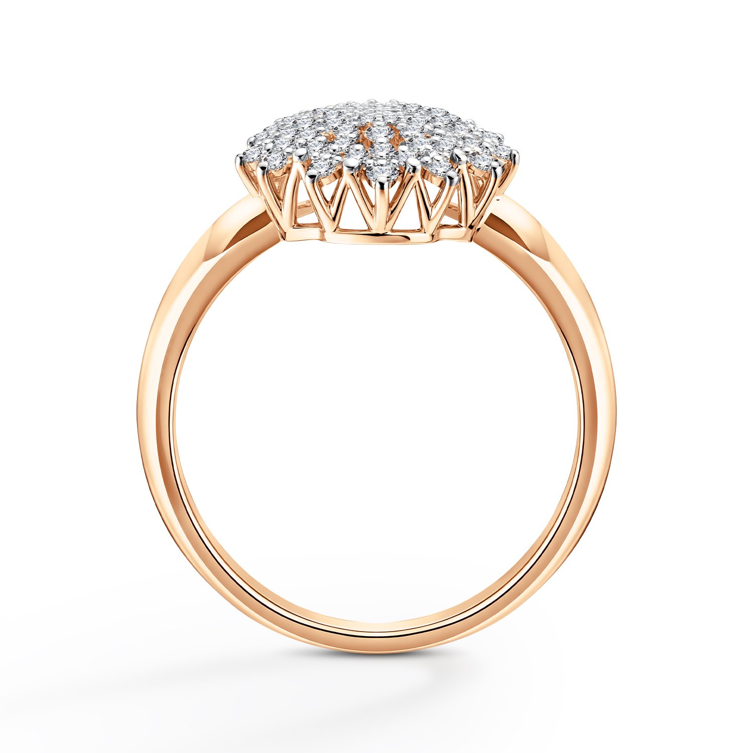 Золотое кольцо с бриллиантами