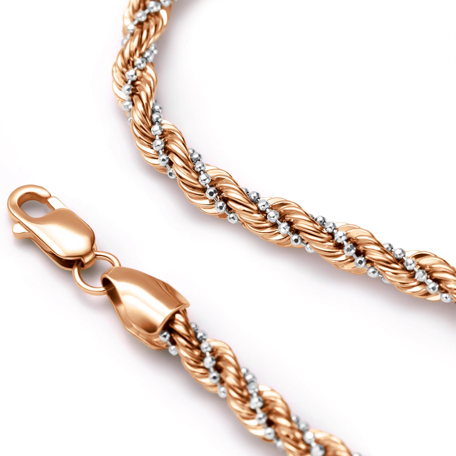 Золотой браслет облегченный