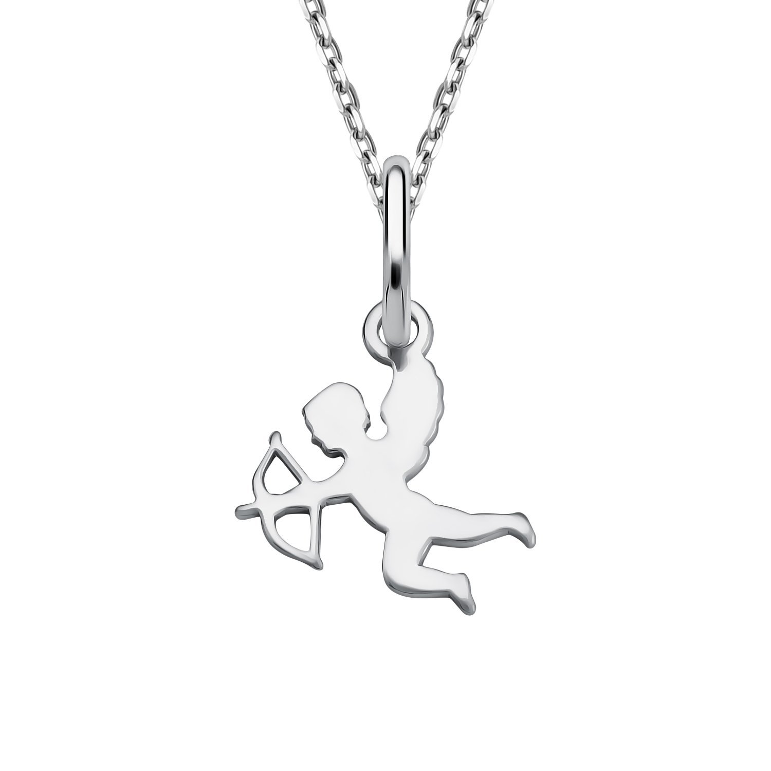 Серебряная подвеска с родированием