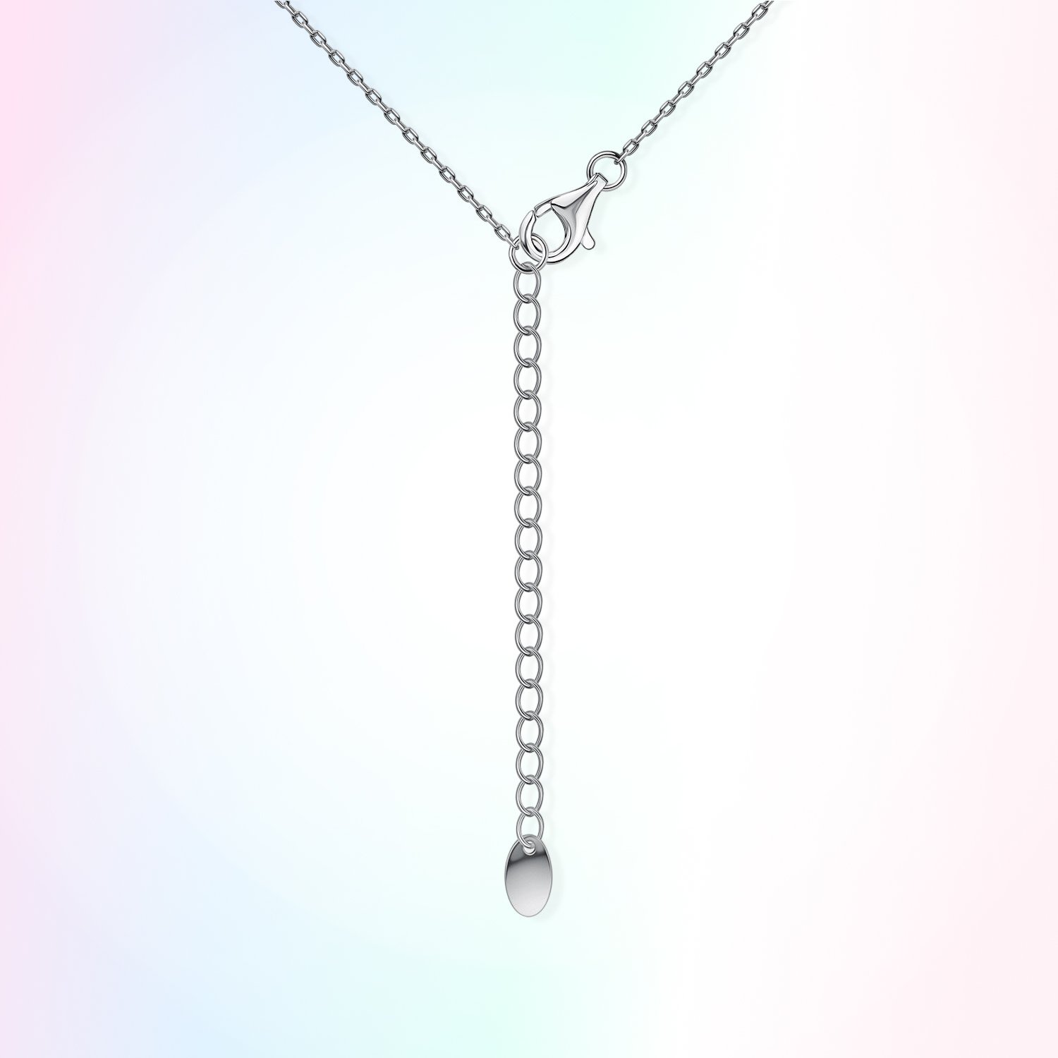 Серебряное колье с фианитами