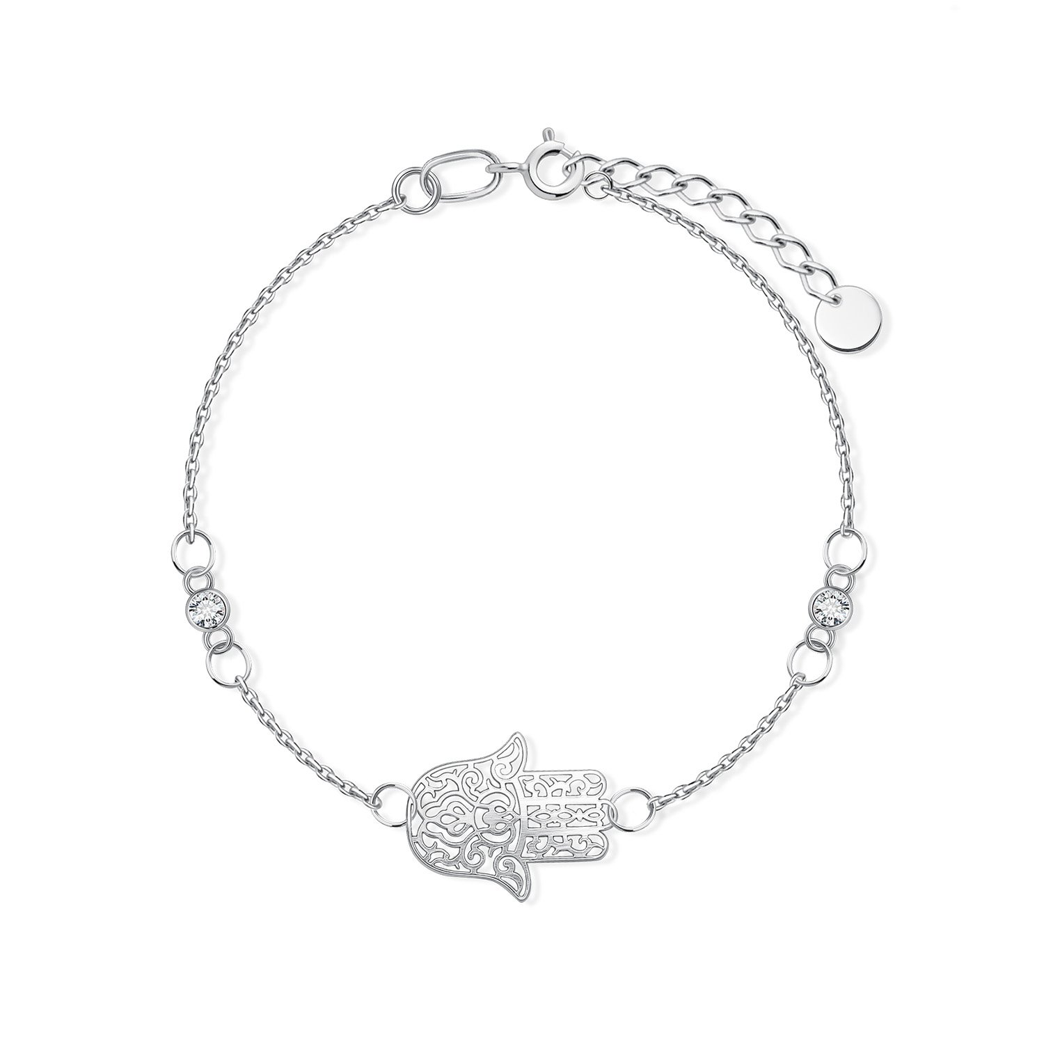 Фото «Серебряный браслет с фианитами»