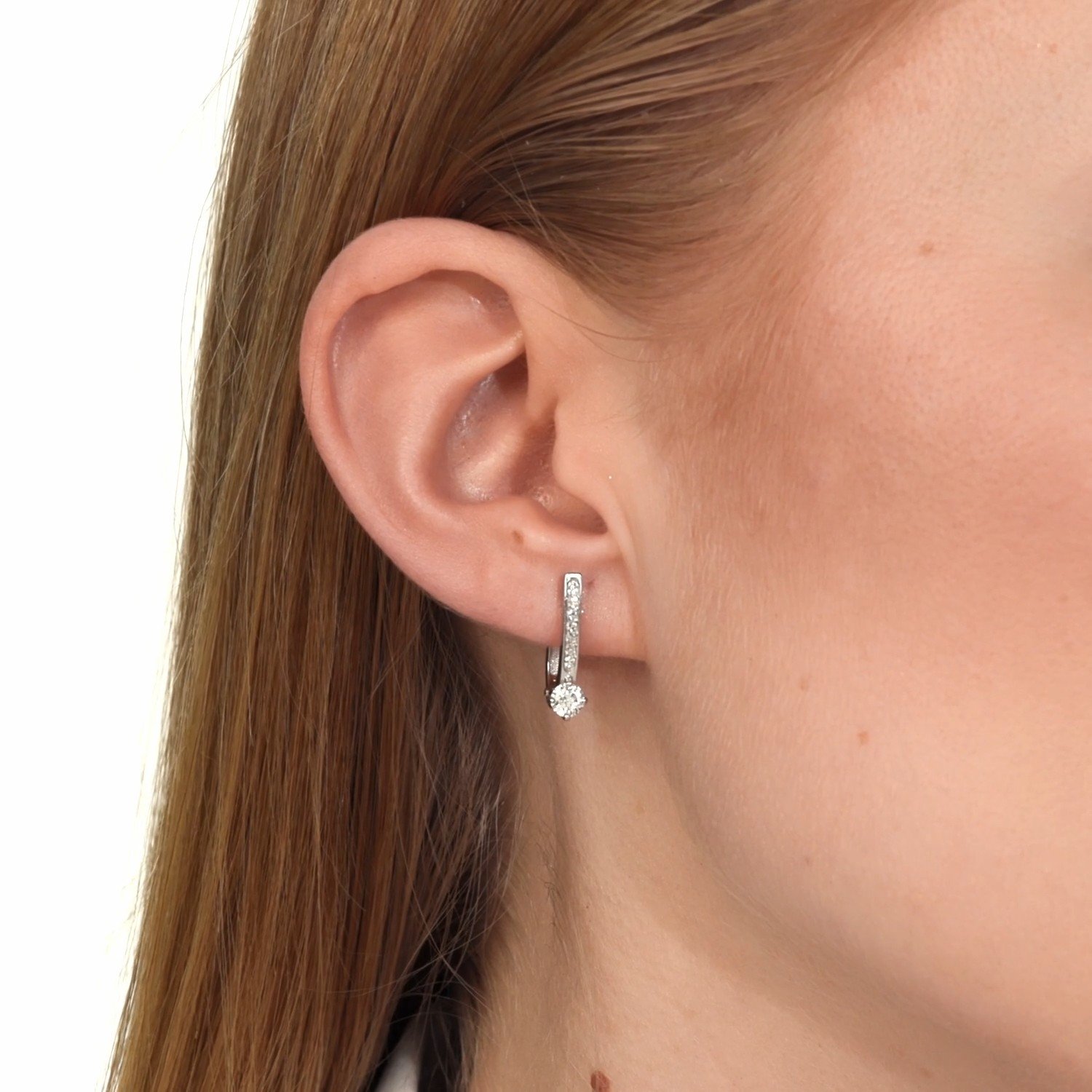 Фото «Серебряные серьги SMART DIAMONDS 0,64 карата»