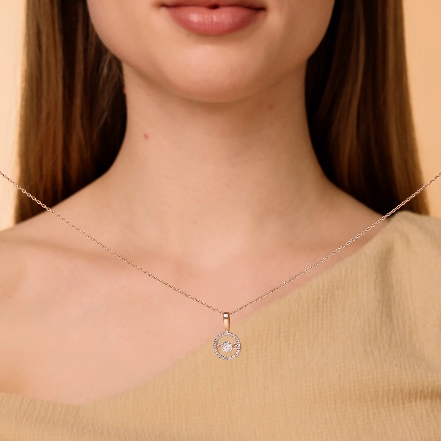 Золотая подвеска SMART DIAMONDS 0,39 карата