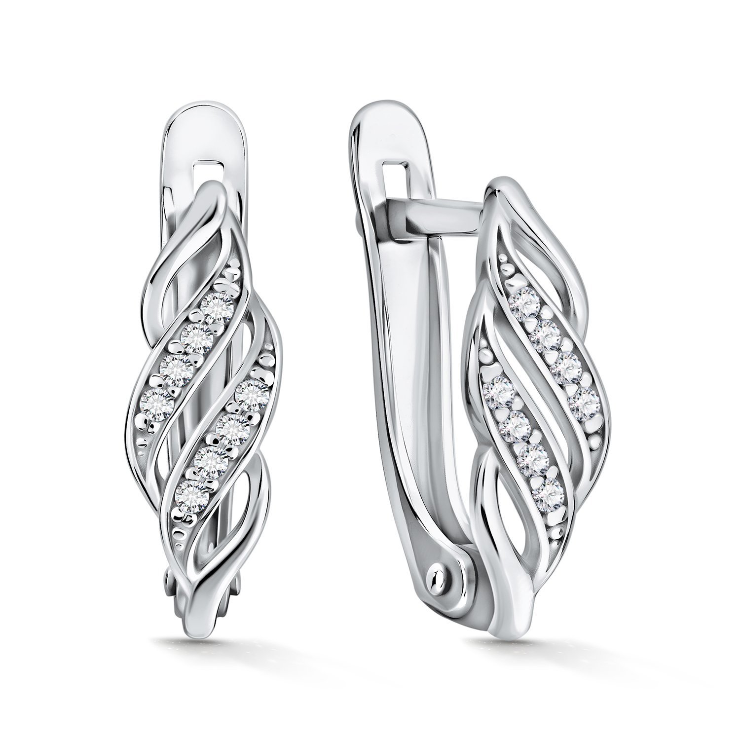 Фото «Серебряные серьги с фианитами»