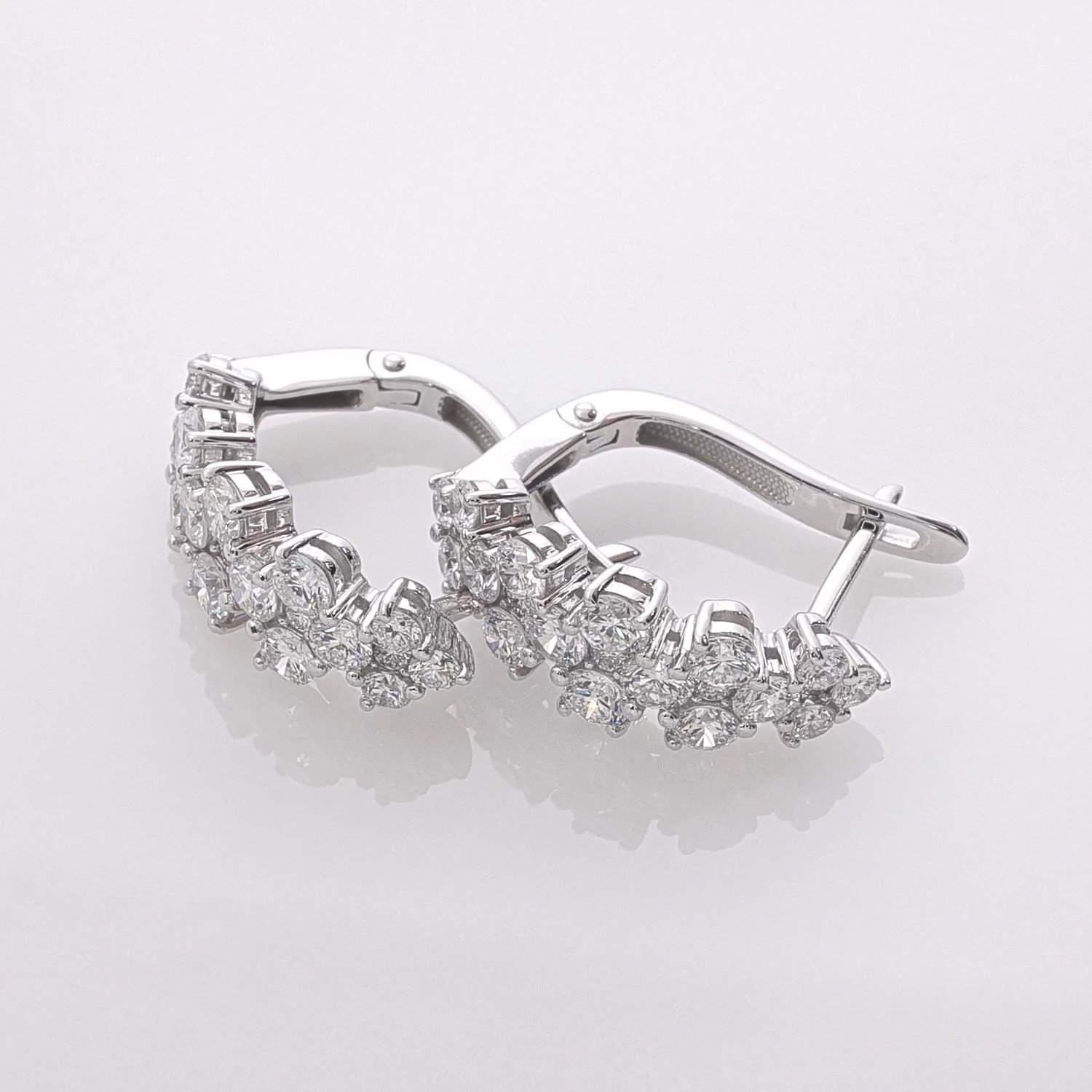 Золотые серьги SMART DIAMONDS 1,91 карата