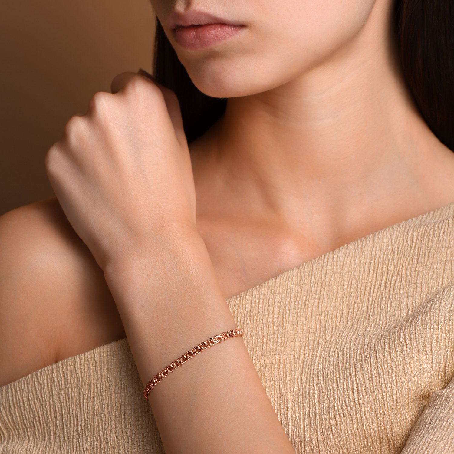 Золотой браслет полновесный