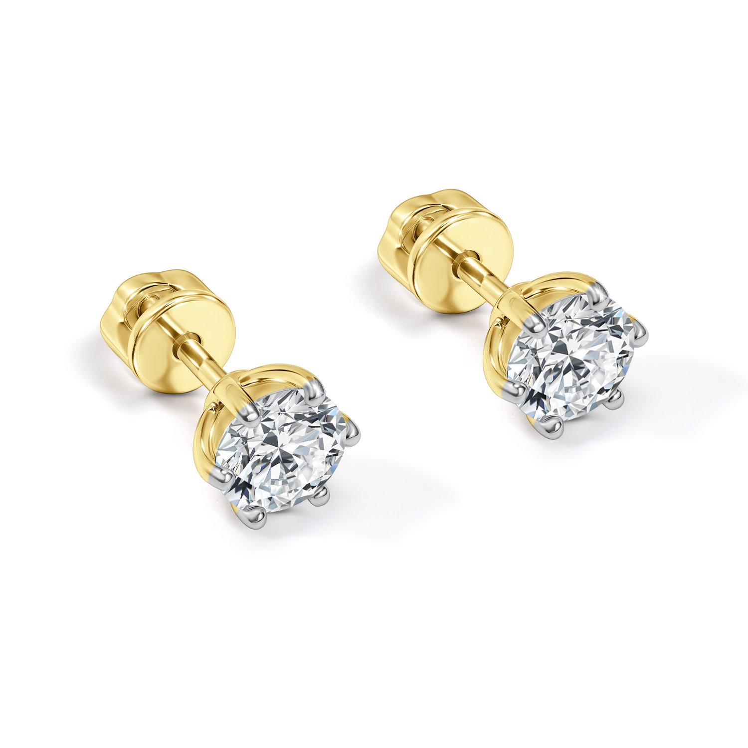 Золотые серьги SMART DIAMONDS 1,46 карата
