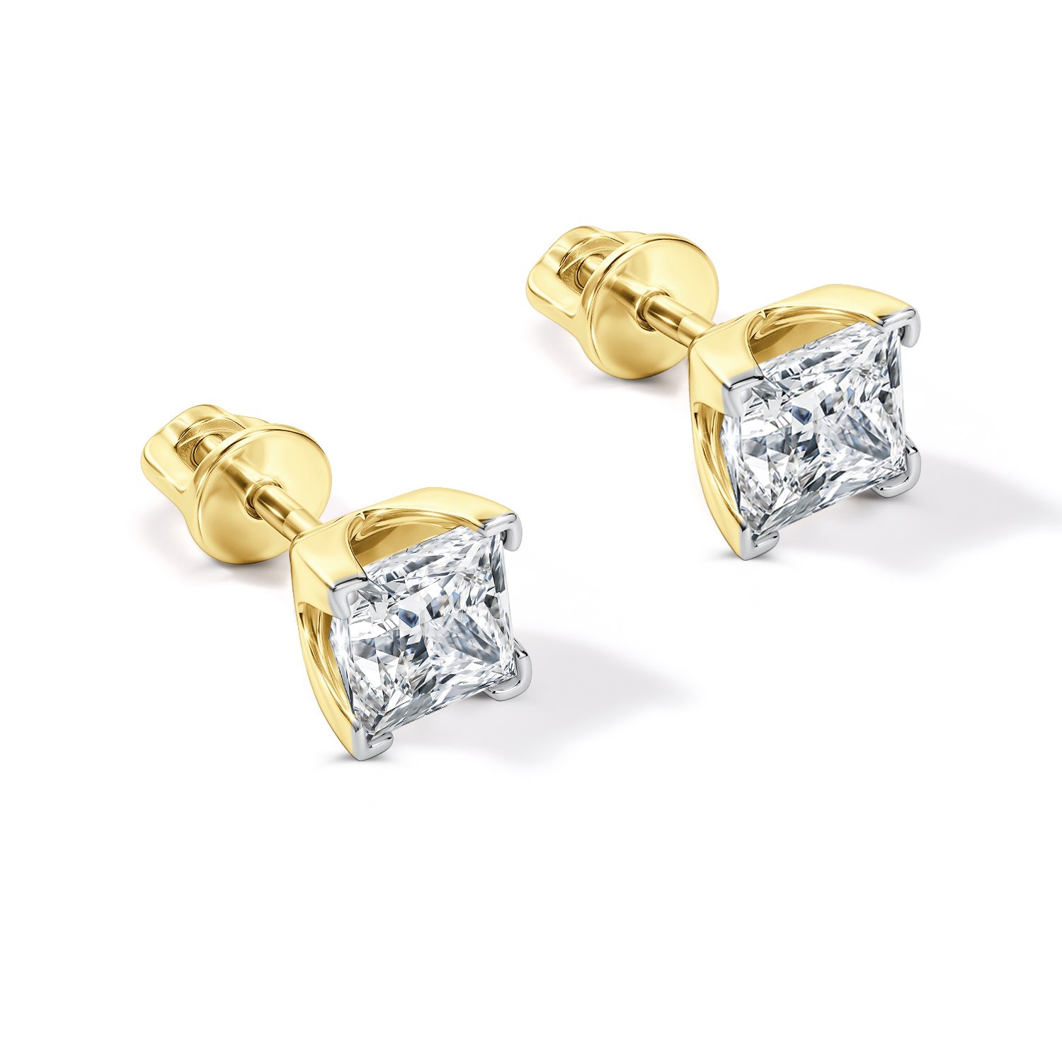 Золотые серьги SMART DIAMONDS 2,12 карата
