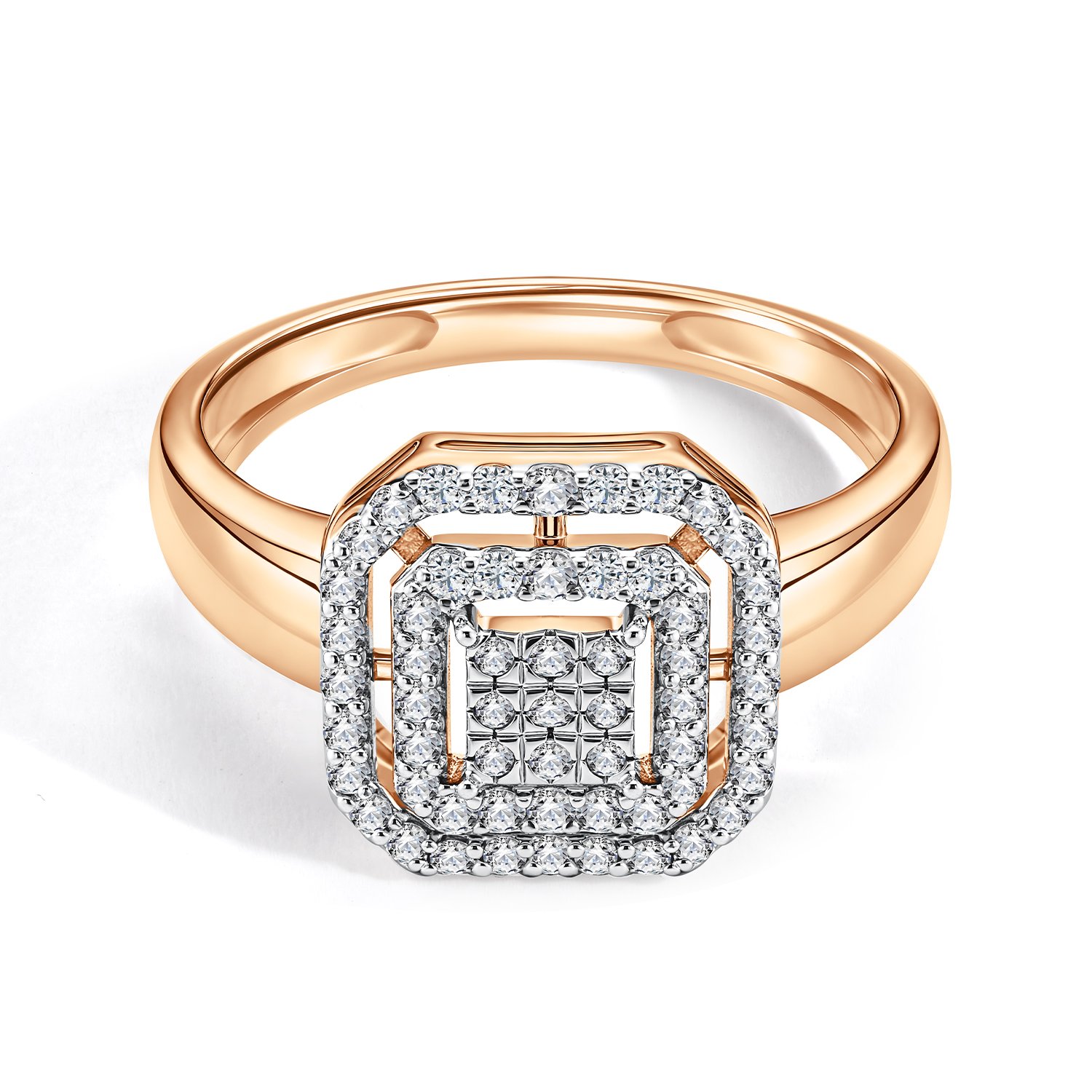 Золотое кольцо с бриллиантами