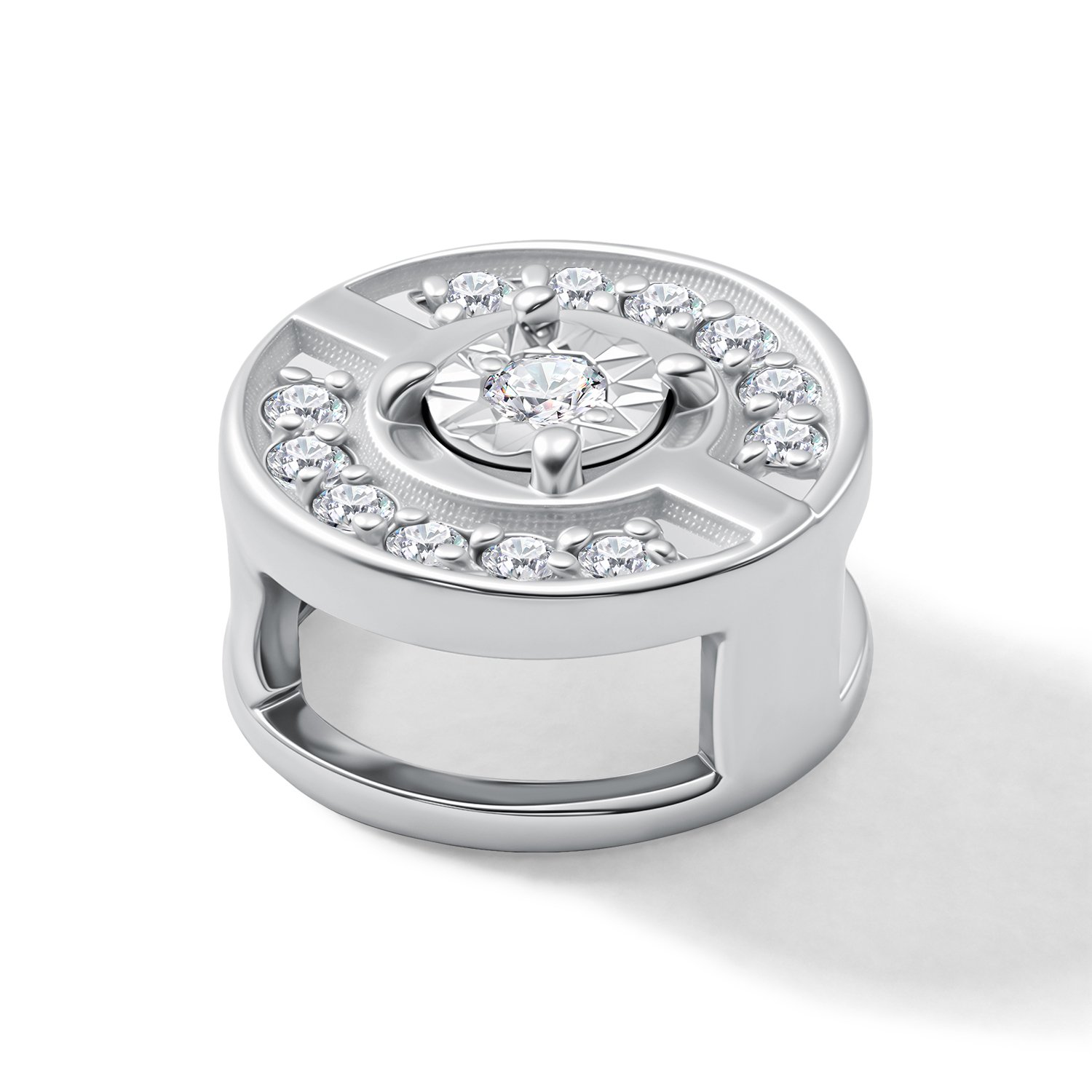 Золотая подвеска с бриллиантами