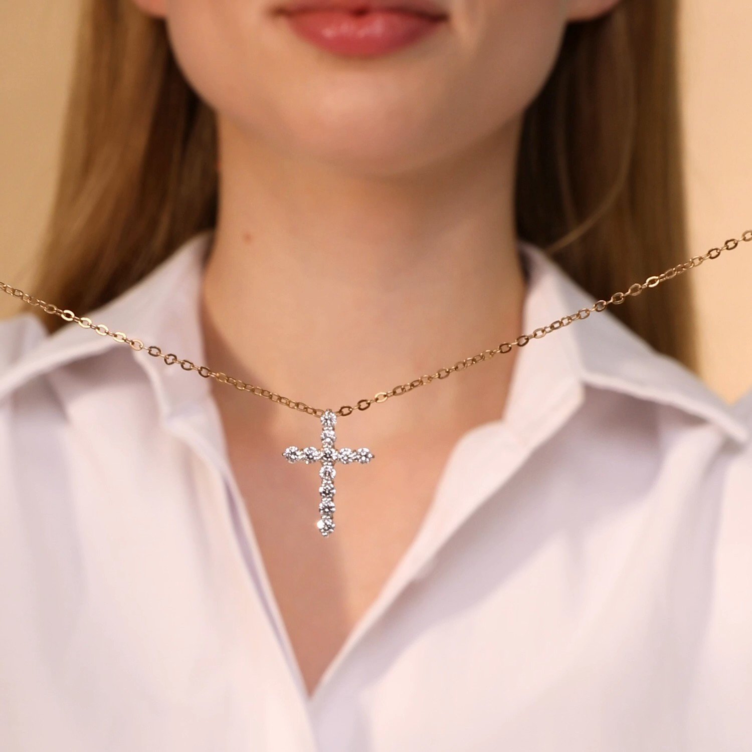 Золотая подвеска SMART DIAMONDS 1,09 карата