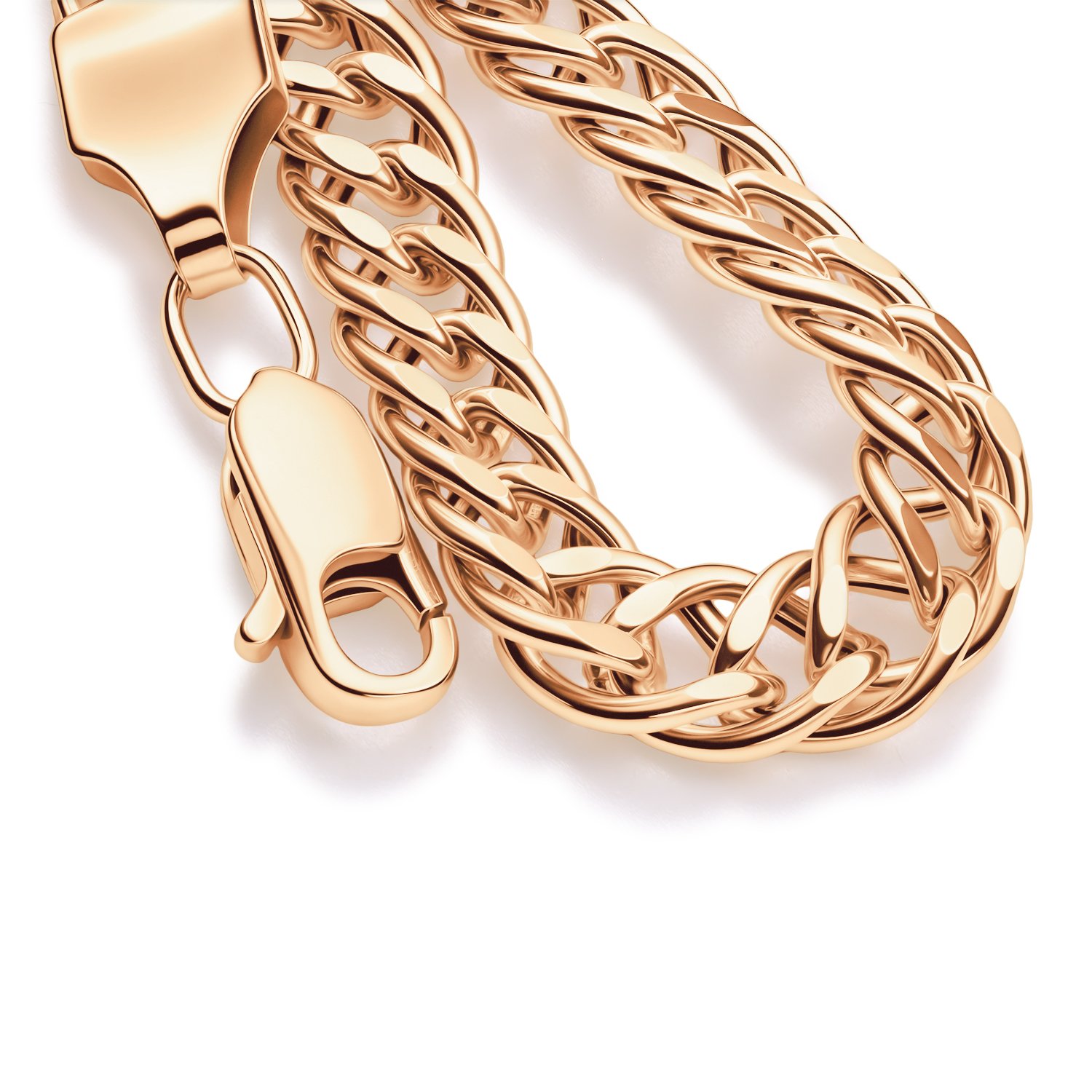 Золотой браслет облегченный