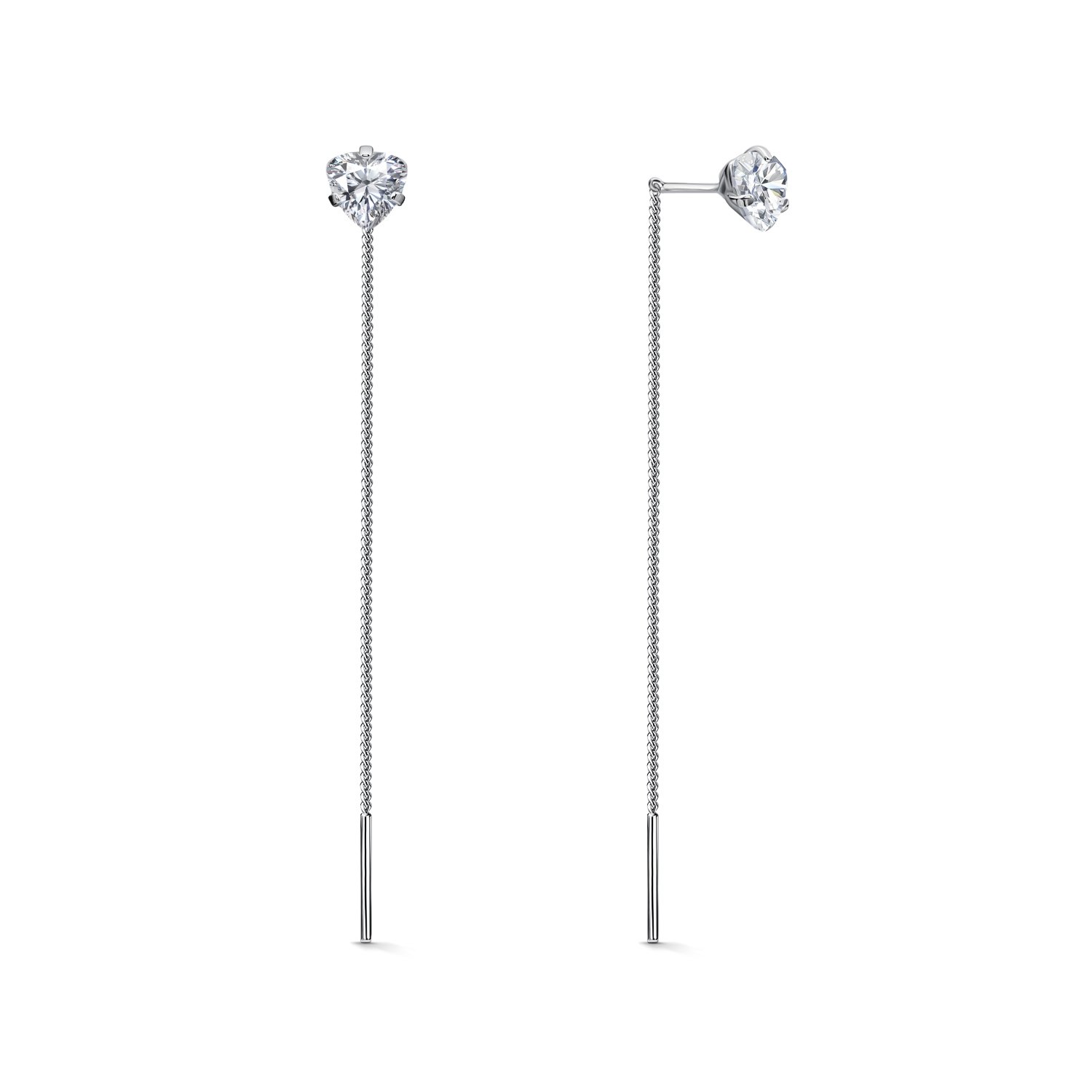 Фото «Серебряные серьги с фианитами»