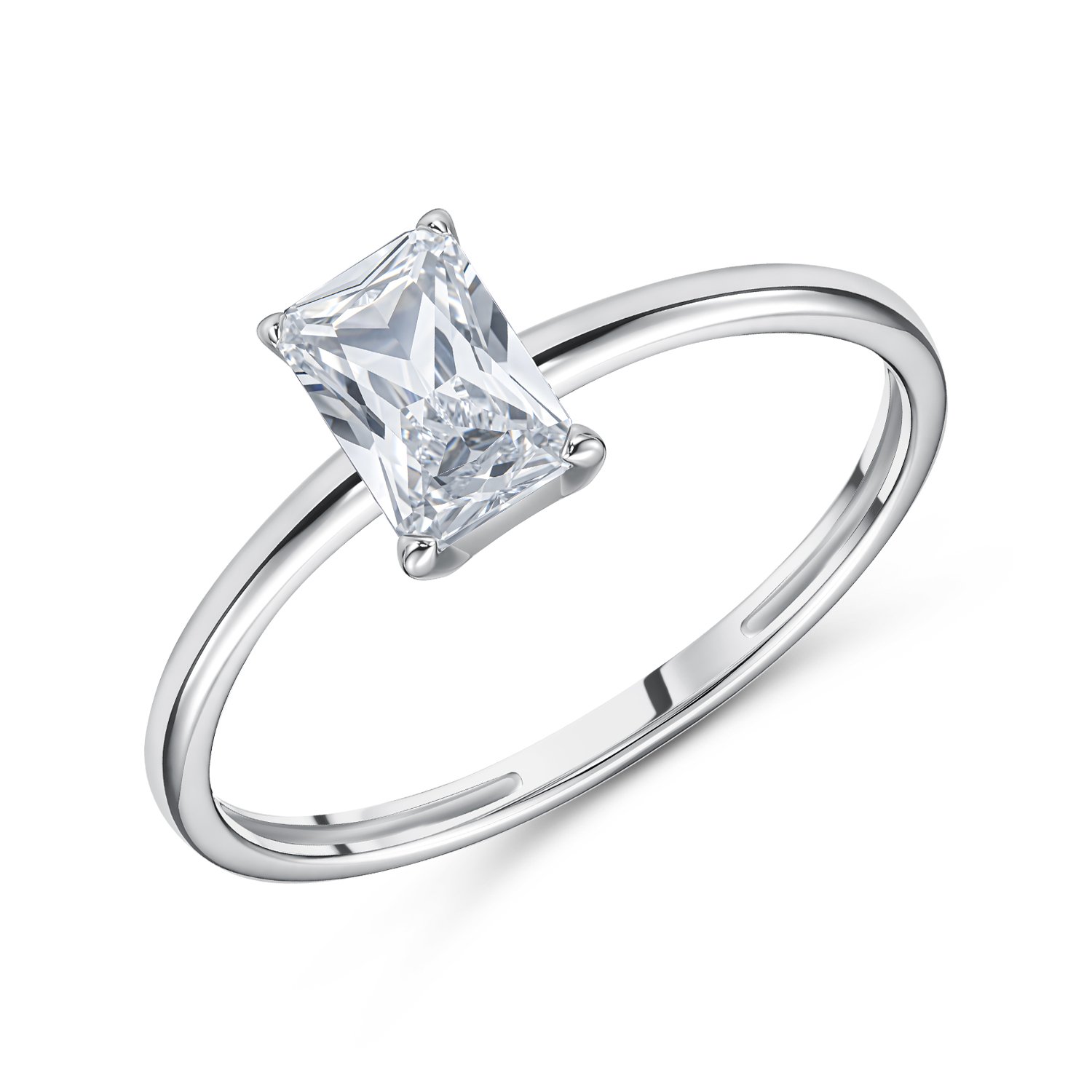 Фото «Серебряное кольцо с фианитом»