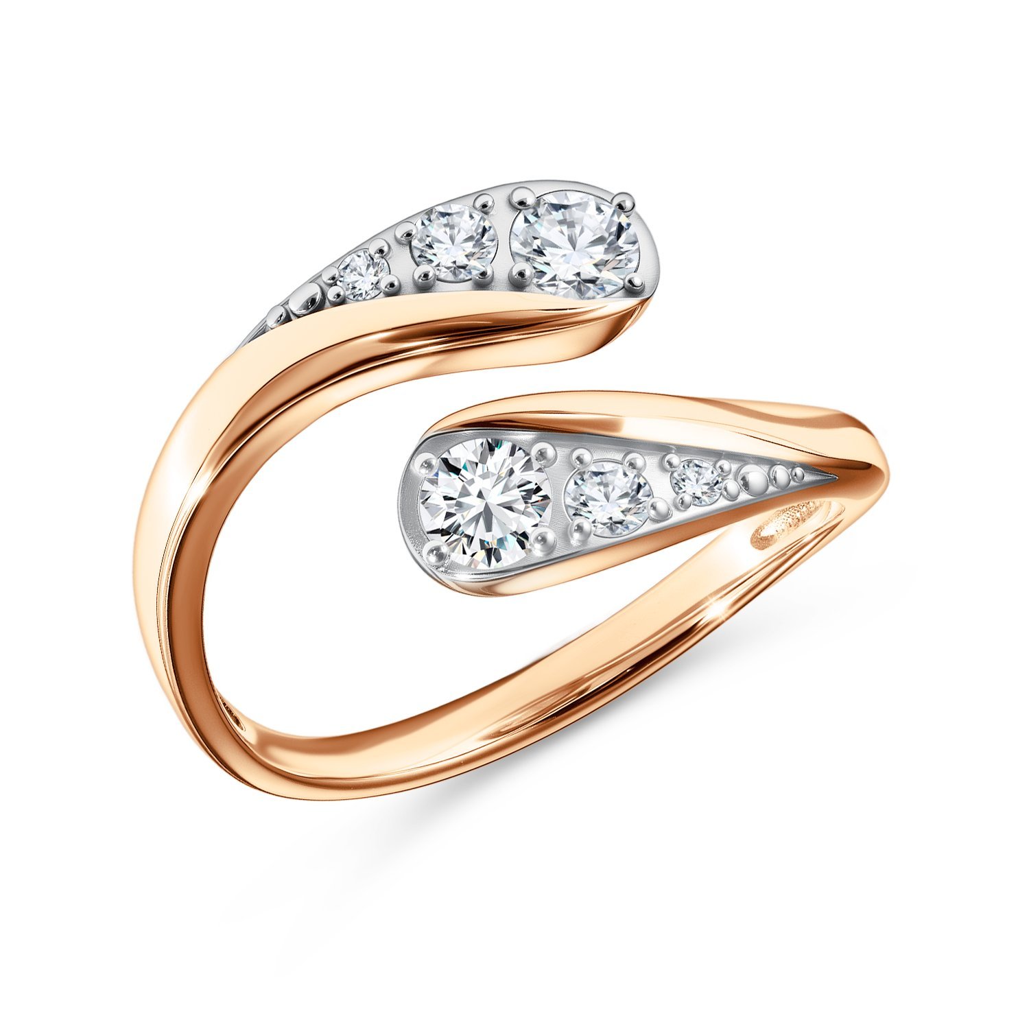 Фото «Золотое кольцо с фианитами»