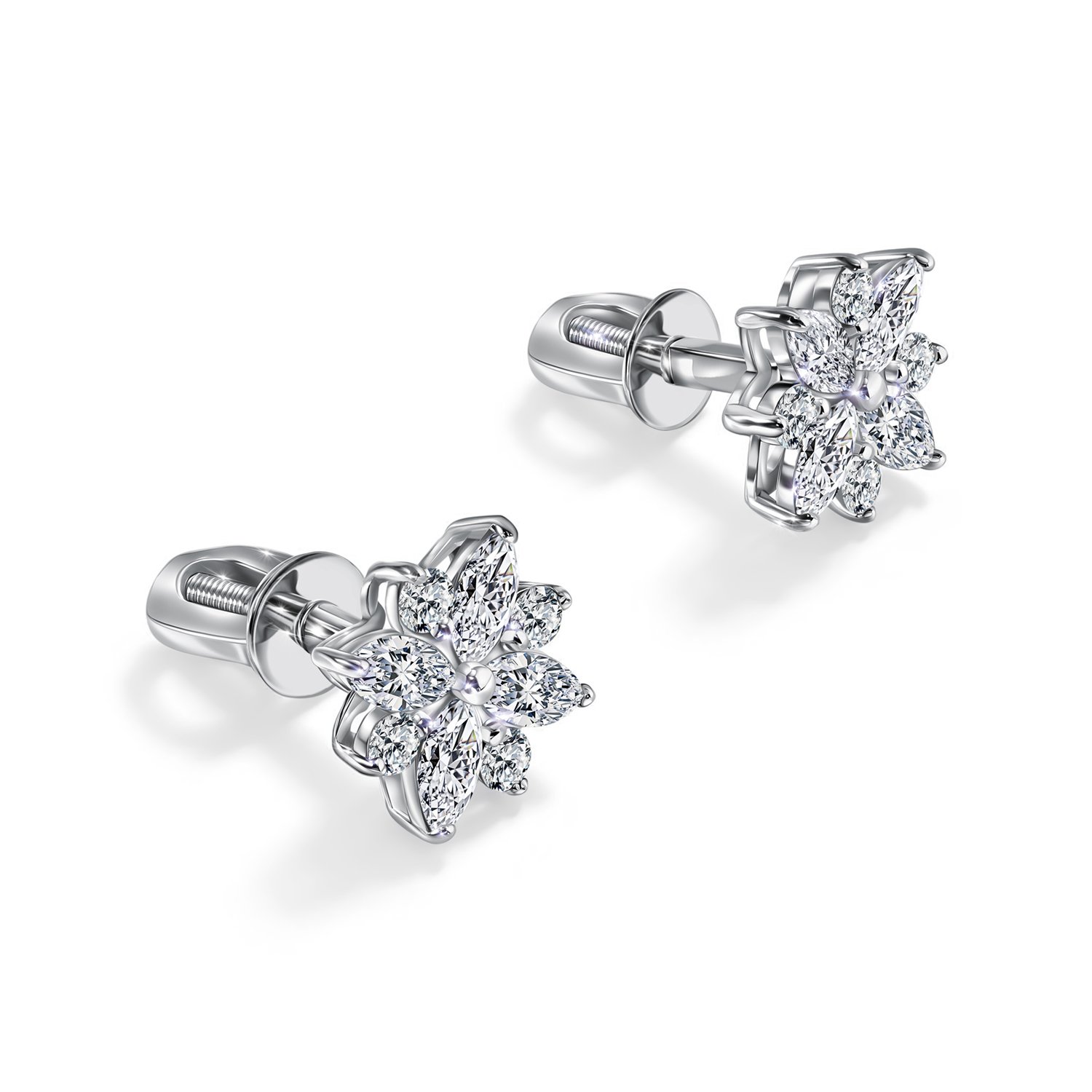 Золотые серьги SMART DIAMONDS