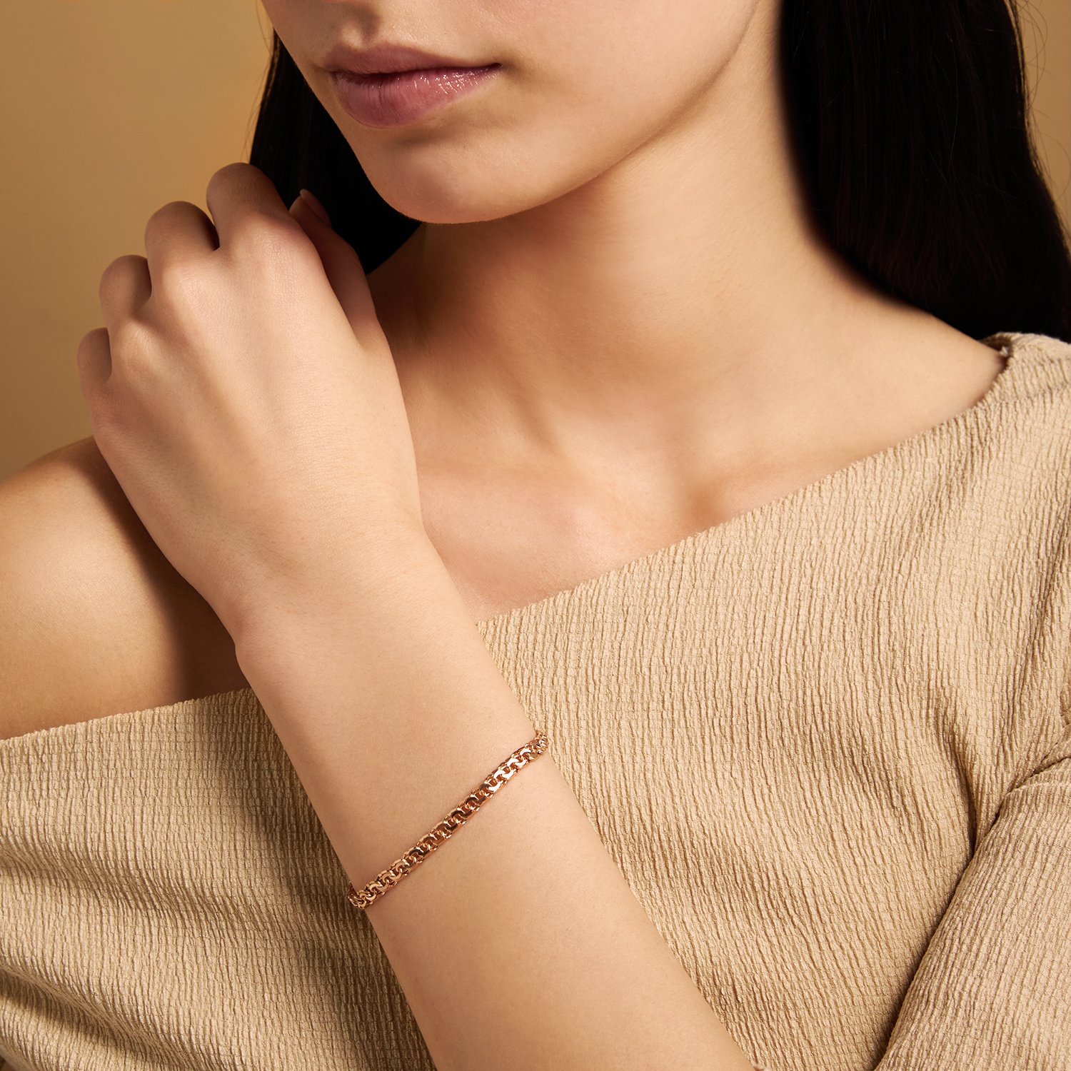 Золотой браслет полновесный