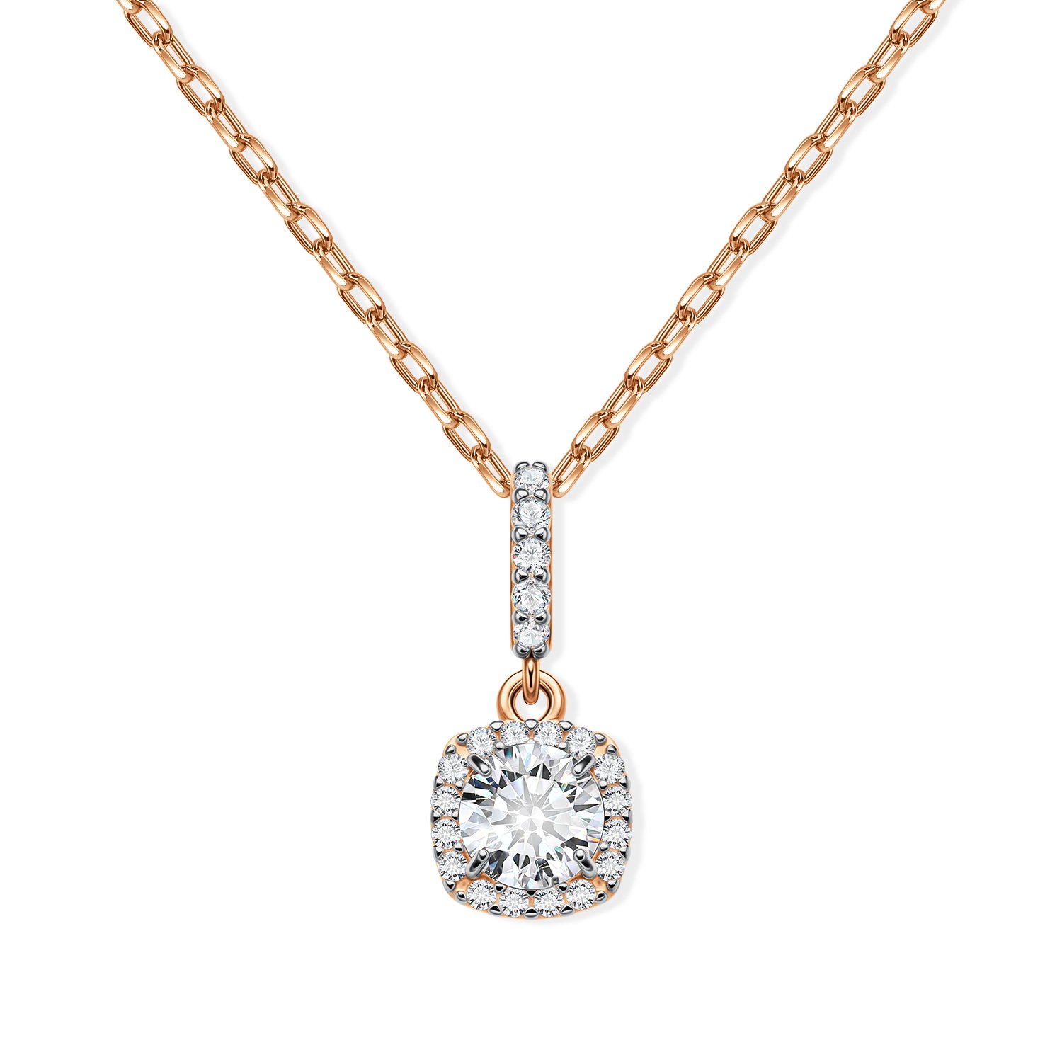 Фото «Золотая подвеска с фианитами»