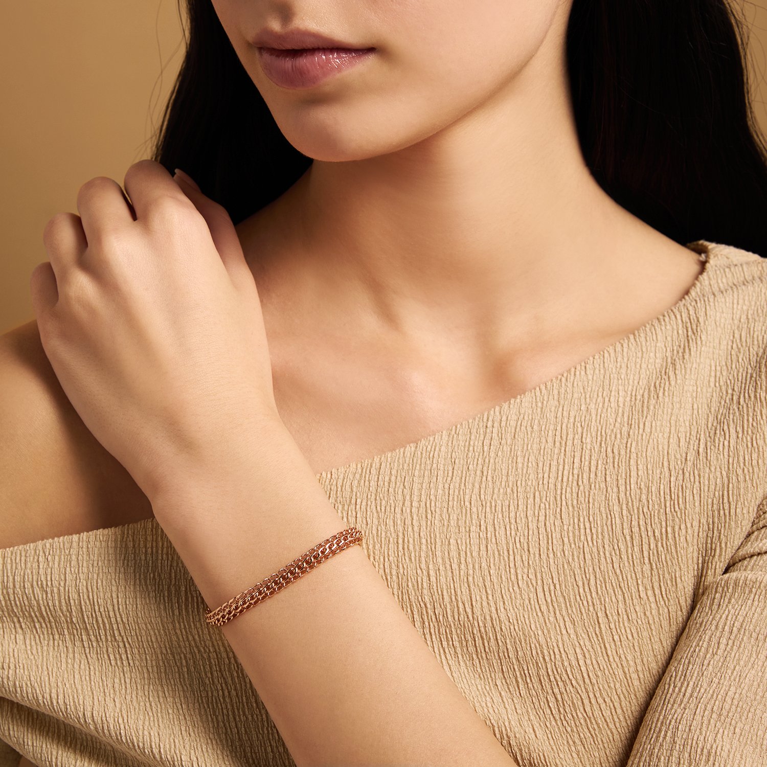 Золотой браслет полновесный